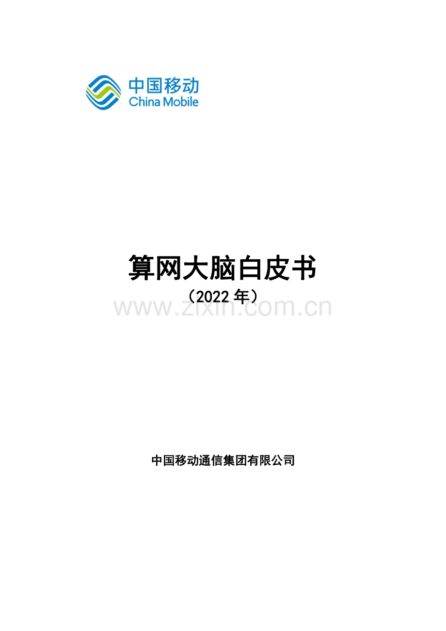 2022年算网大脑白皮书.pdf_第1页