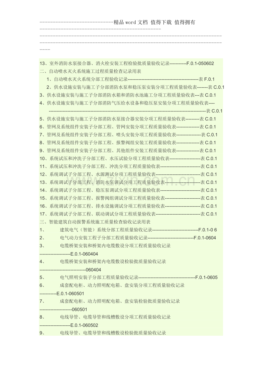 建筑消防安装工程施工质量检查验收记录.doc_第2页