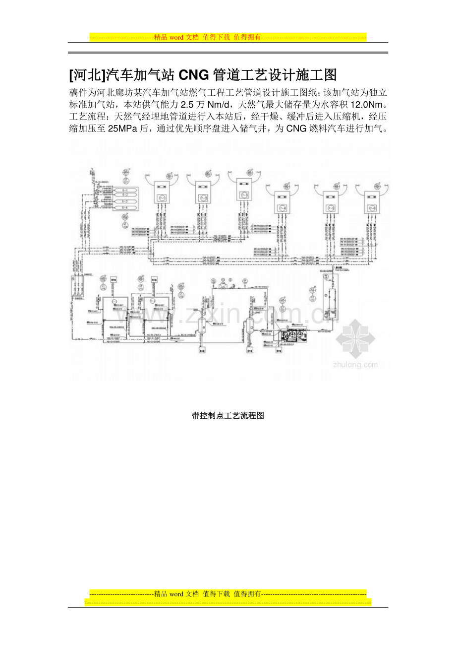 [河北]汽车加气站CNG管道工艺设计施工图.doc_第1页