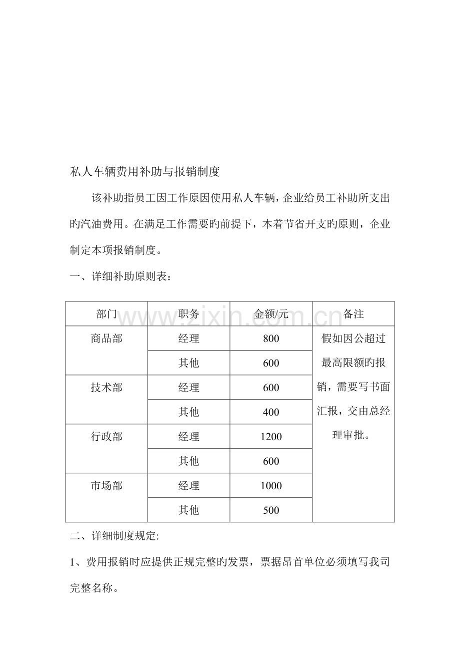 汽油费报销制度.doc_第1页