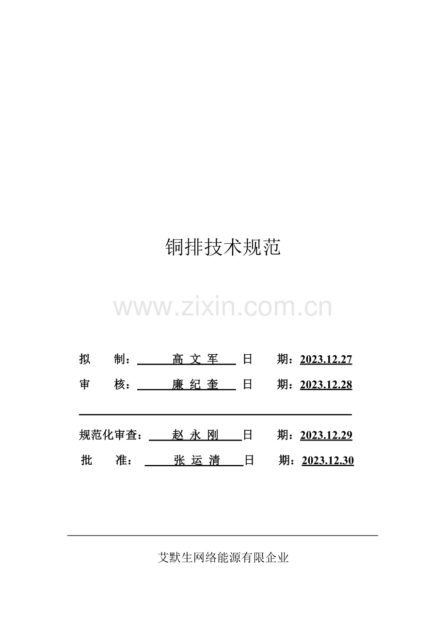 铜排技术规范.doc_第1页