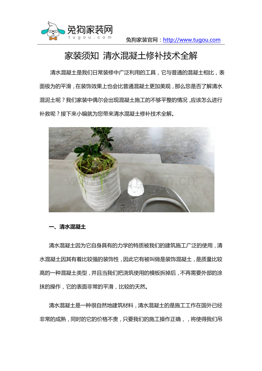 清水混凝土修补技术全解.docx_第1页