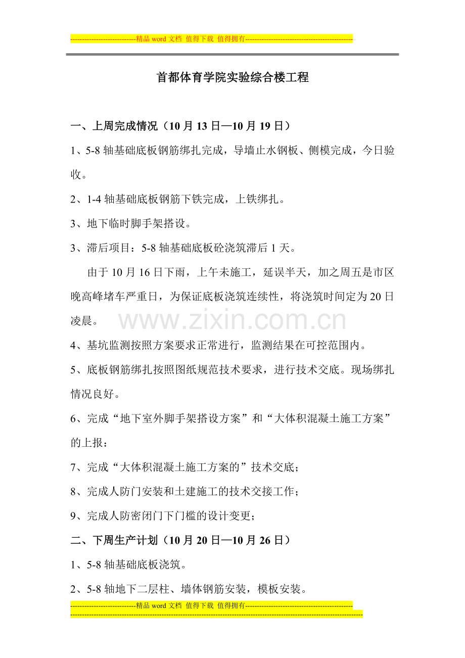 周3的施工进度报告-(10).doc_第1页