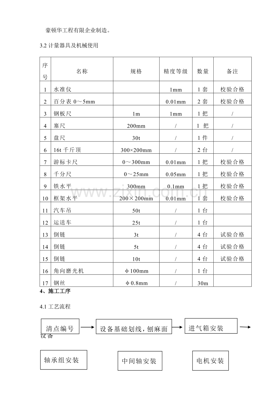 送风机安装作业指导书.doc_第2页