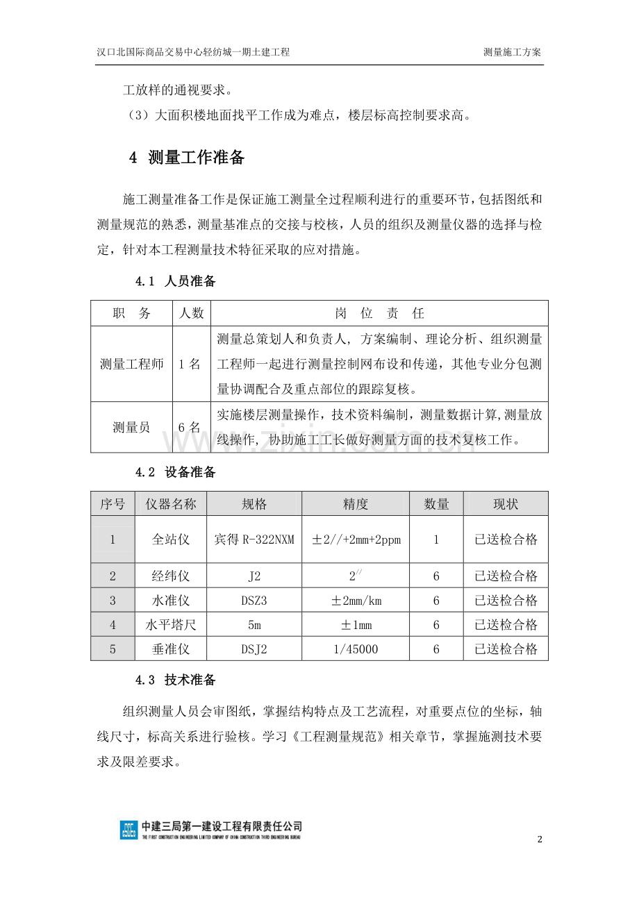轻纺城测量施工方案.docx_第2页
