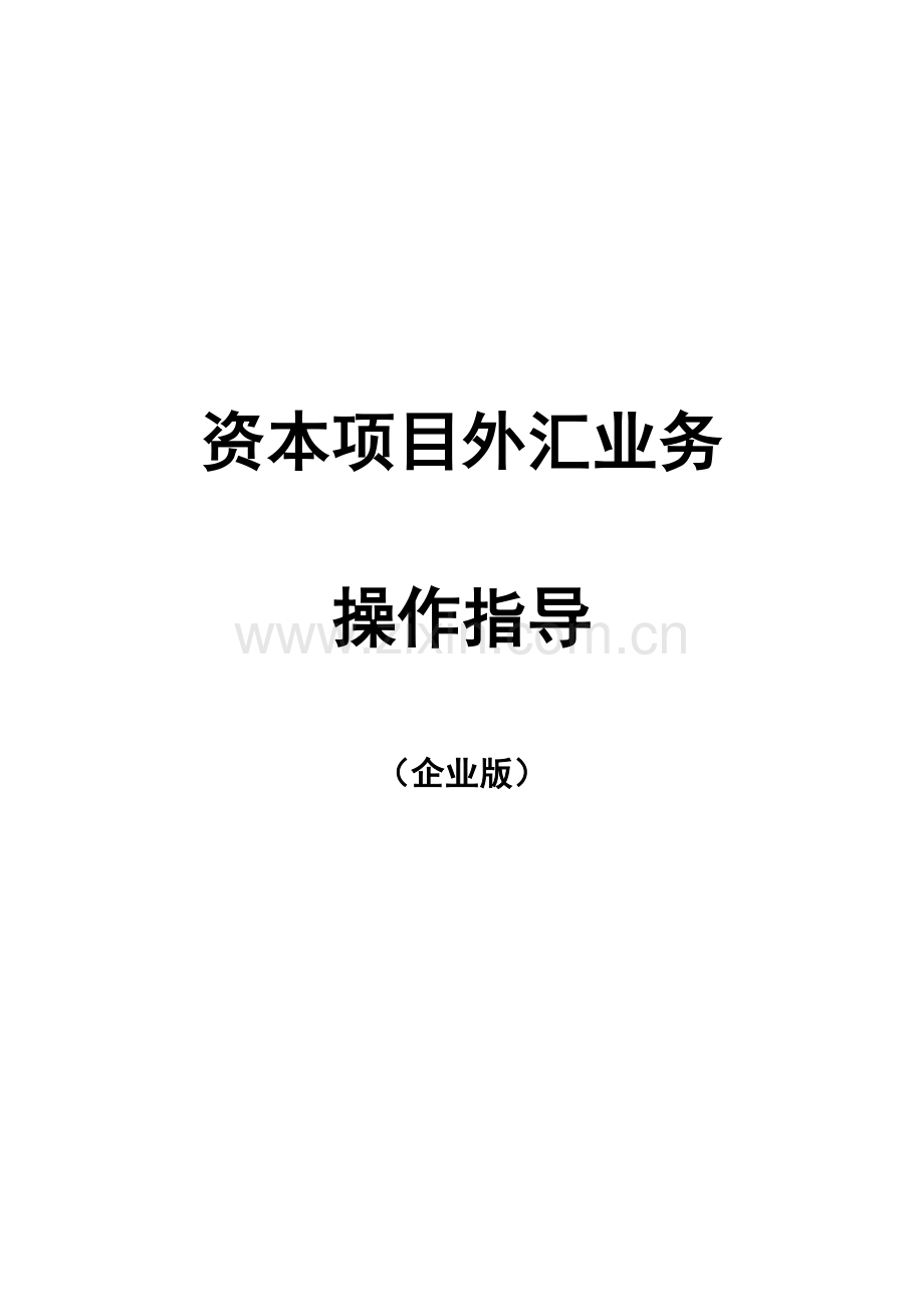 资本项目外汇业务.doc_第1页