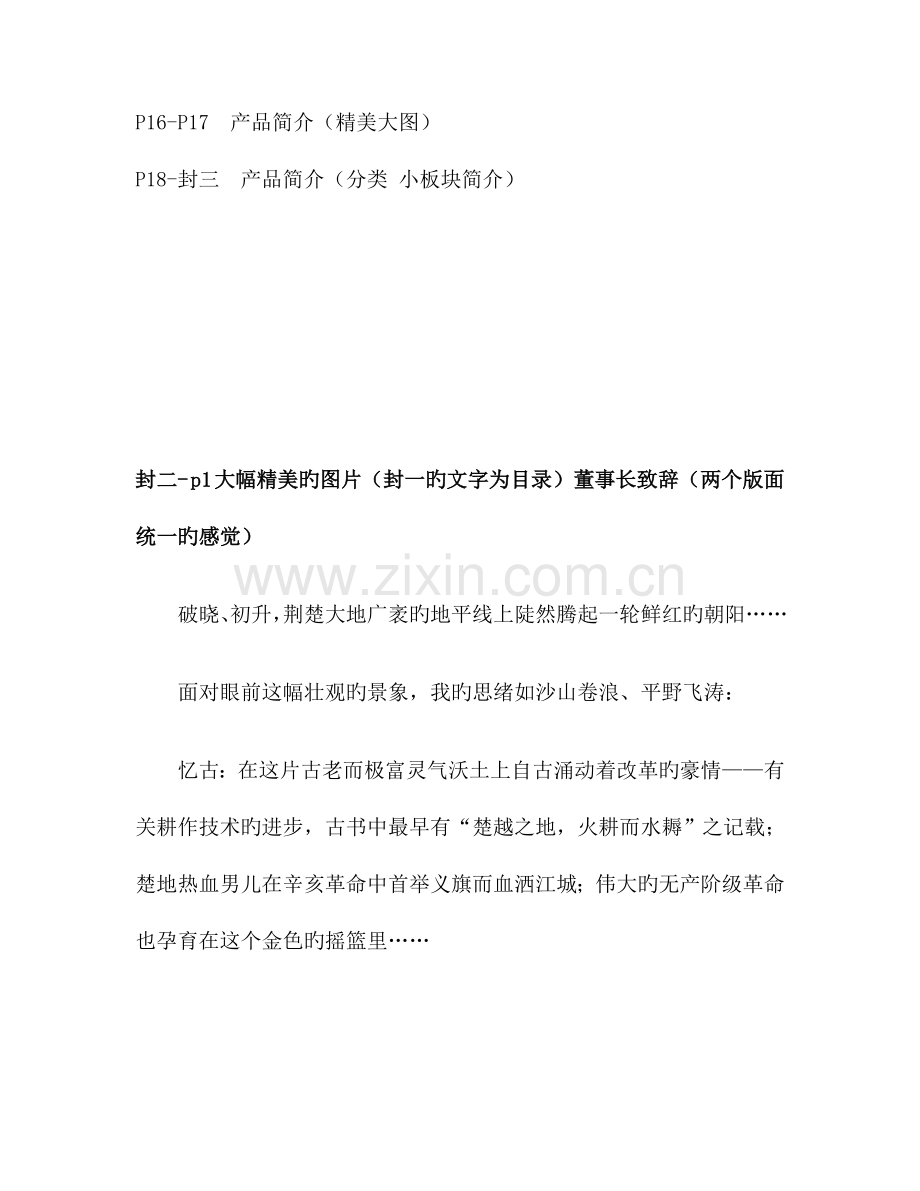 湖北荆州楚升服饰有限公司文化事业手册策划方案.doc_第2页