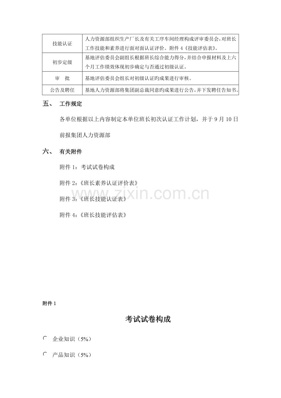 现有班长首次能力等级认证方案汇总.doc_第2页