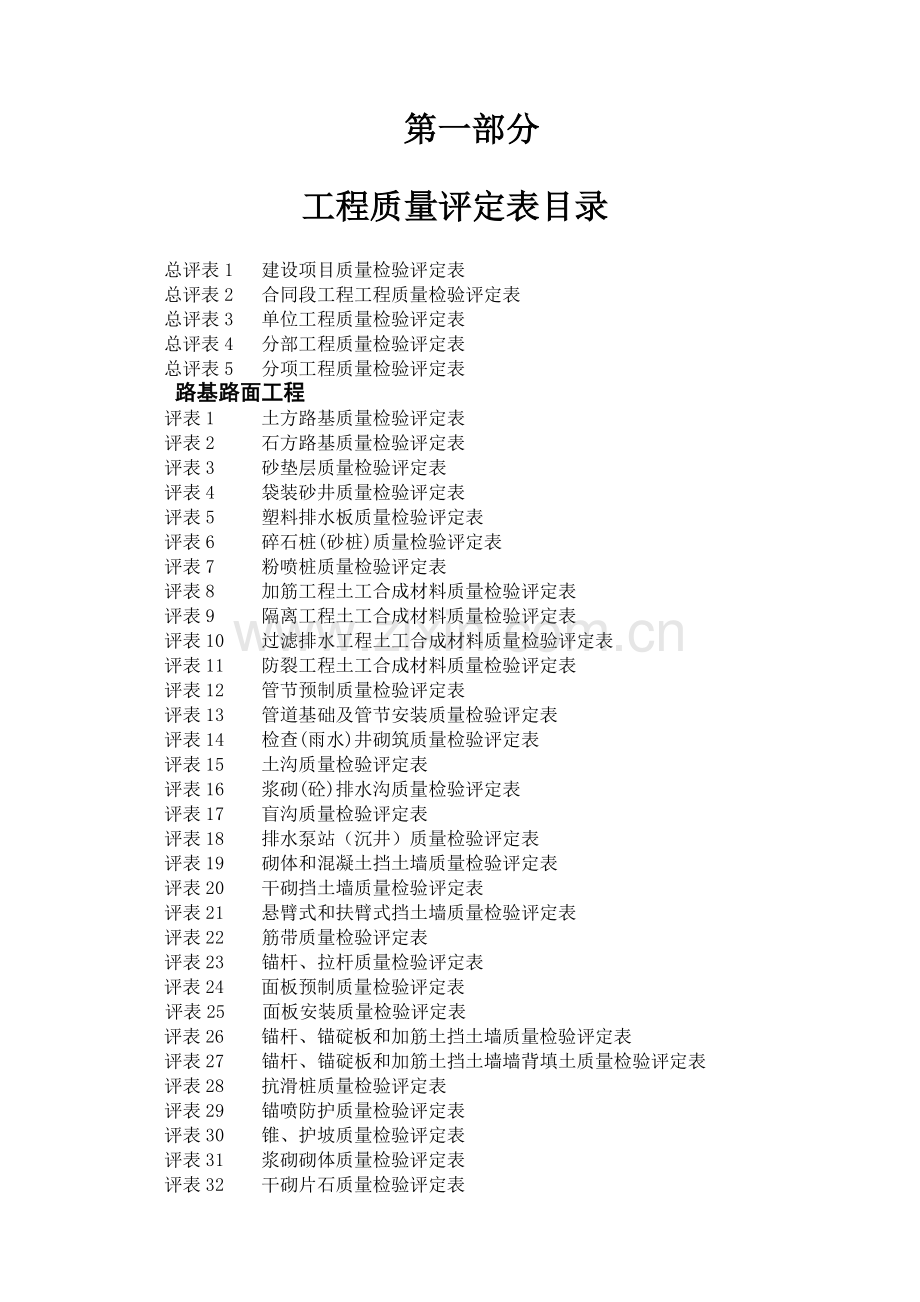 公路工程施工表格(第一册).doc_第2页