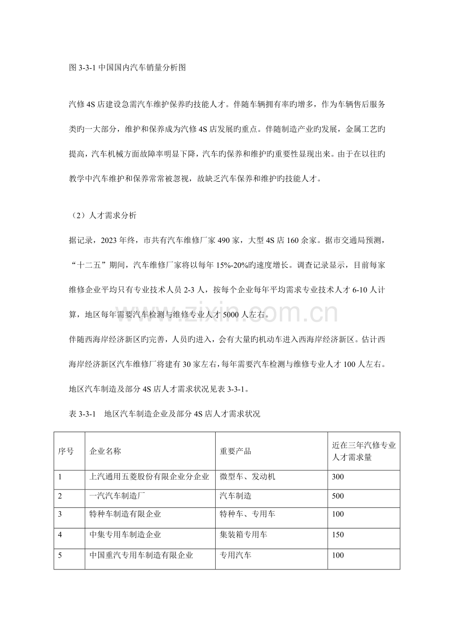 中职校示范项目建设方案汽车运用与维修技术汇总.doc_第2页