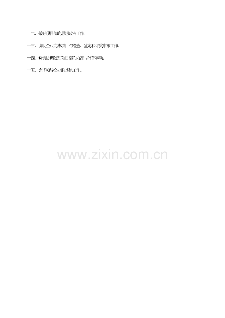 项目管理人员岗位职责总结.doc_第2页