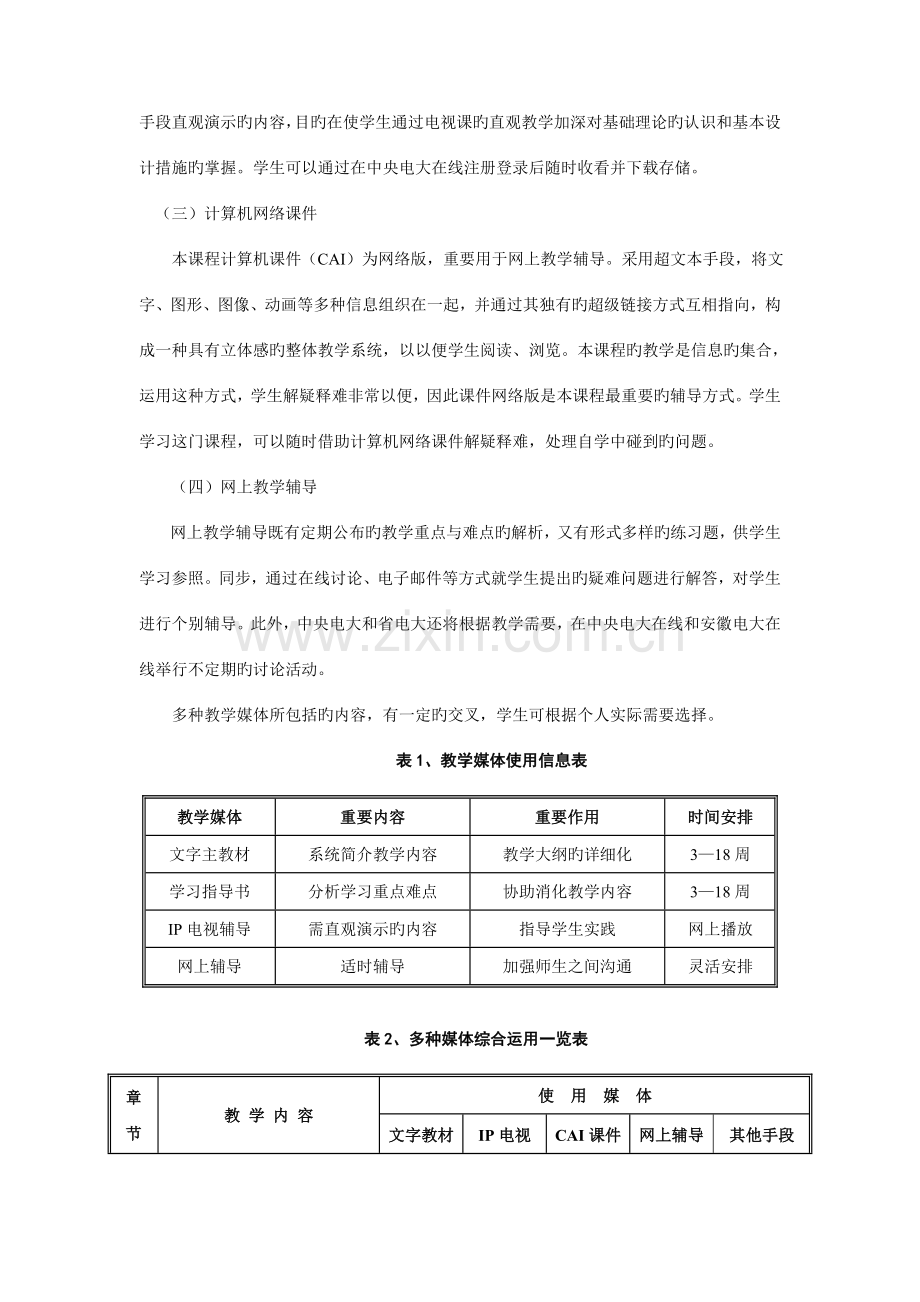 2023年安徽电大开放教育学院建筑施工与管理专业.doc_第2页