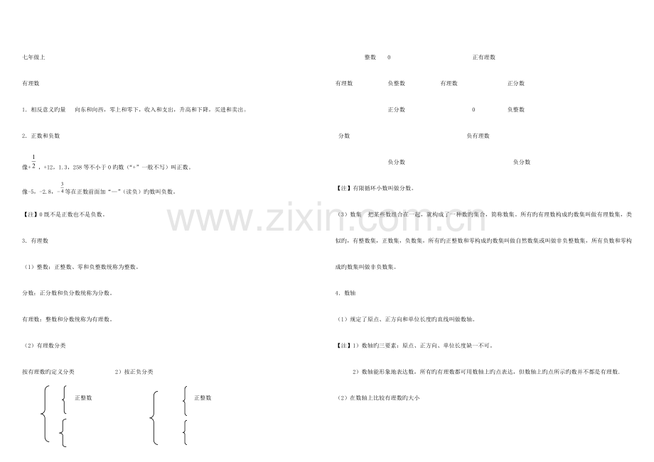 2023年初中数学知识点总结华师大.doc_第1页