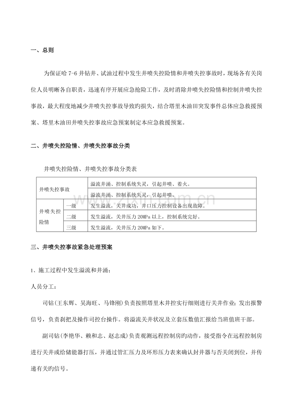 2023年哈井井喷失控应急预案完.doc_第2页