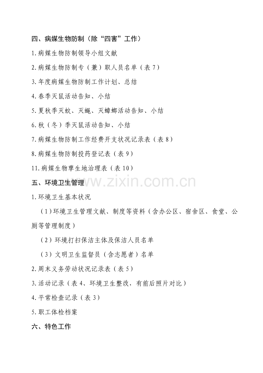 创卫工作档案材料规范昆明市爱国卫生先进单位.doc_第2页