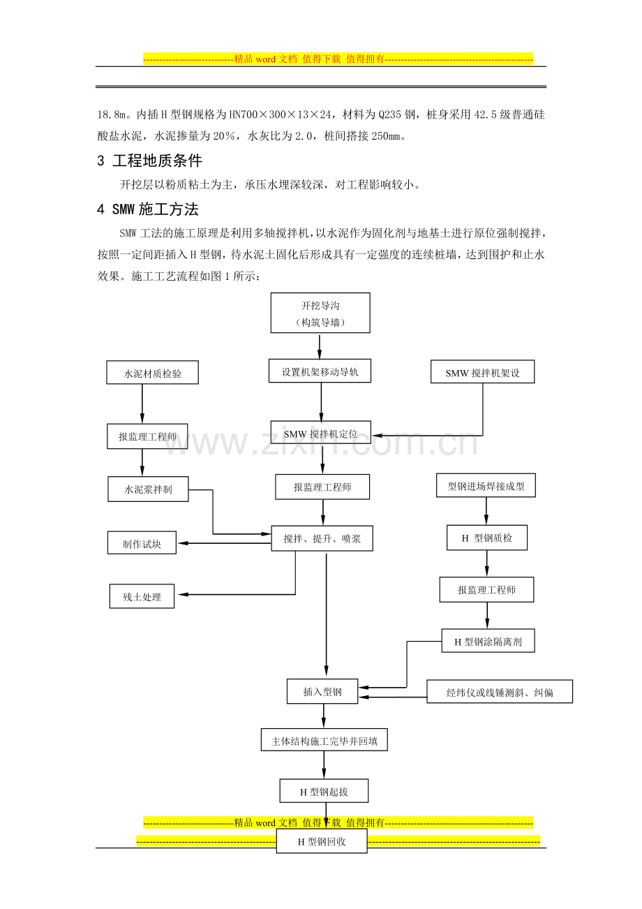 浅析SMW工法桩在地铁施工中的应用.doc_第2页