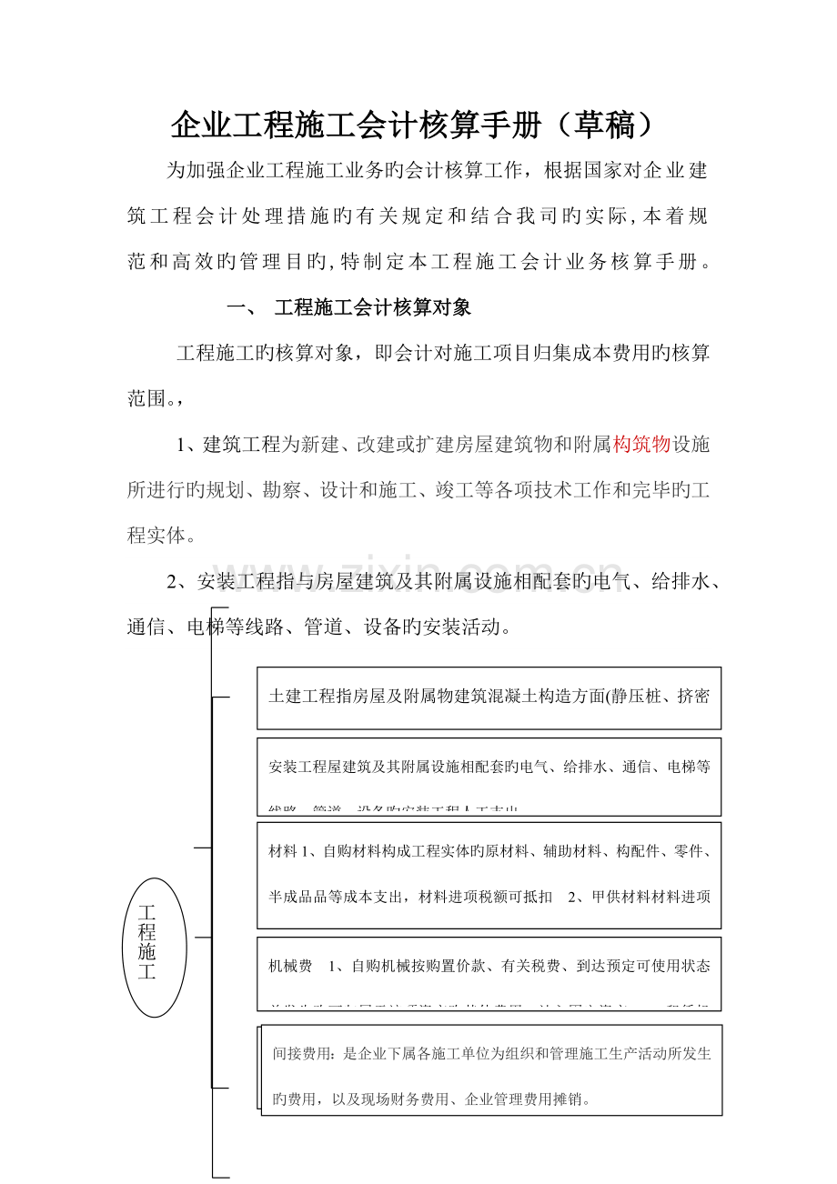 工程施工会计核算手册.docx_第1页