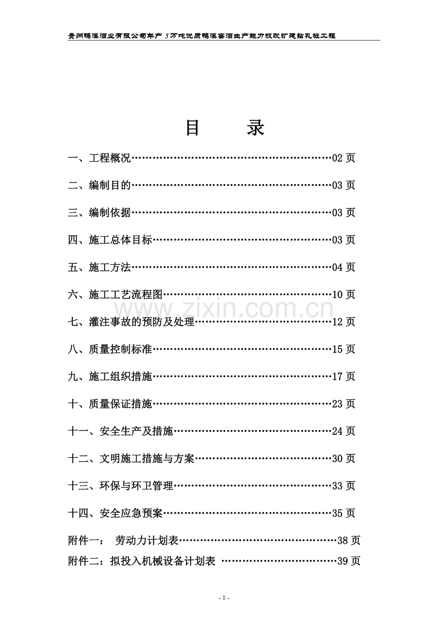 [贵州]酒厂扩能改造工程旋挖钻孔灌注桩施工方案.doc_第2页