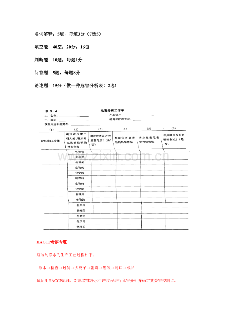 2023年食品安全学题库答案版.doc_第1页