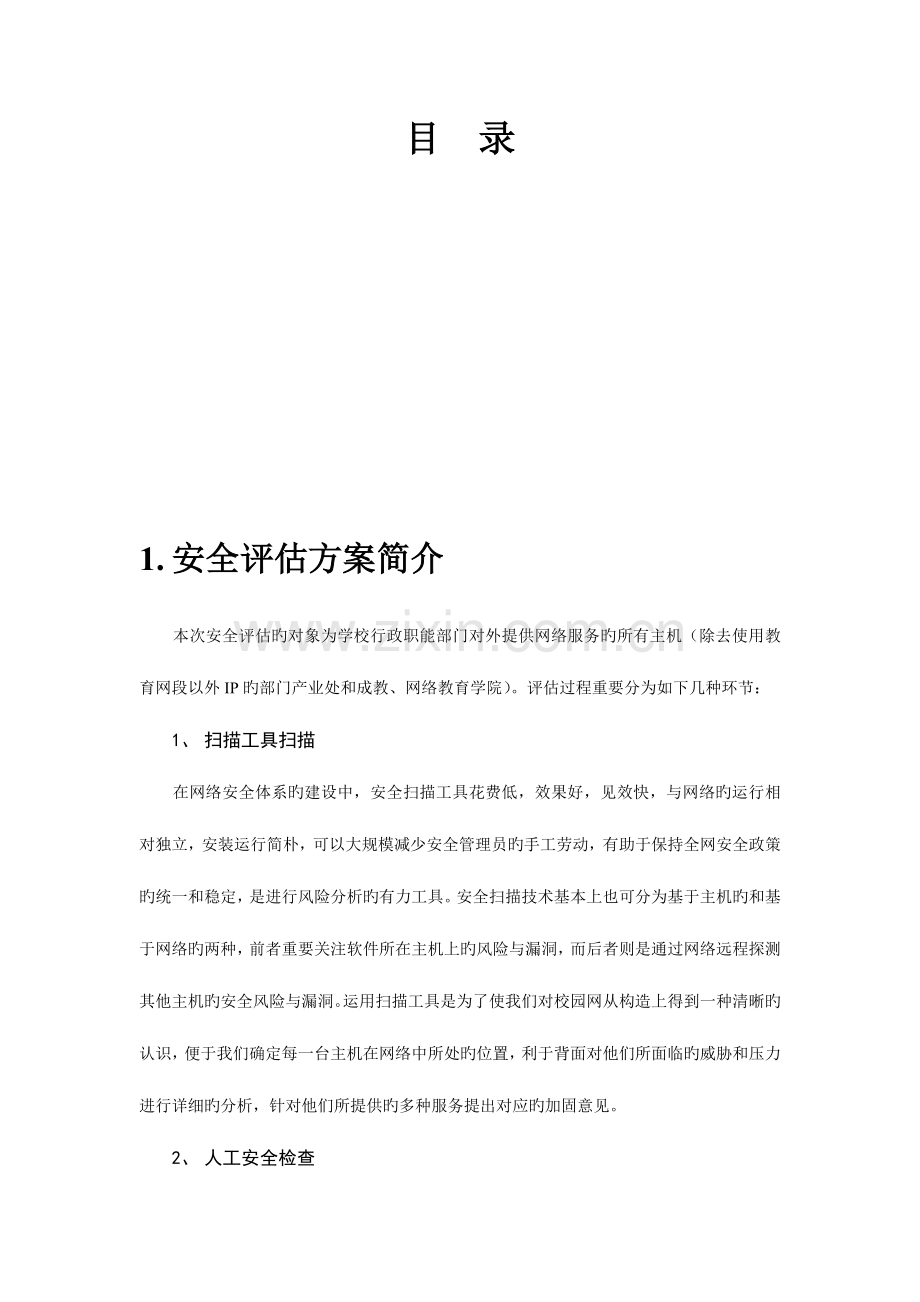 安全评估报告模板.doc_第2页