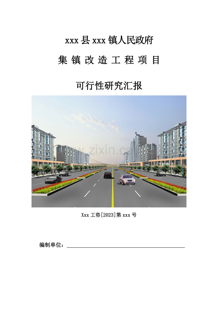 集镇改造可行性研究报告.doc_第1页