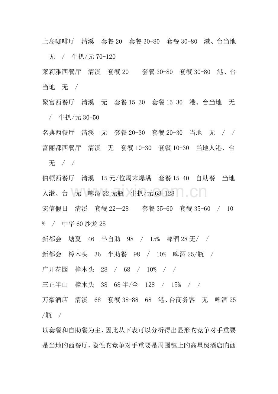 西餐厅现状分析与对策研究.doc_第2页