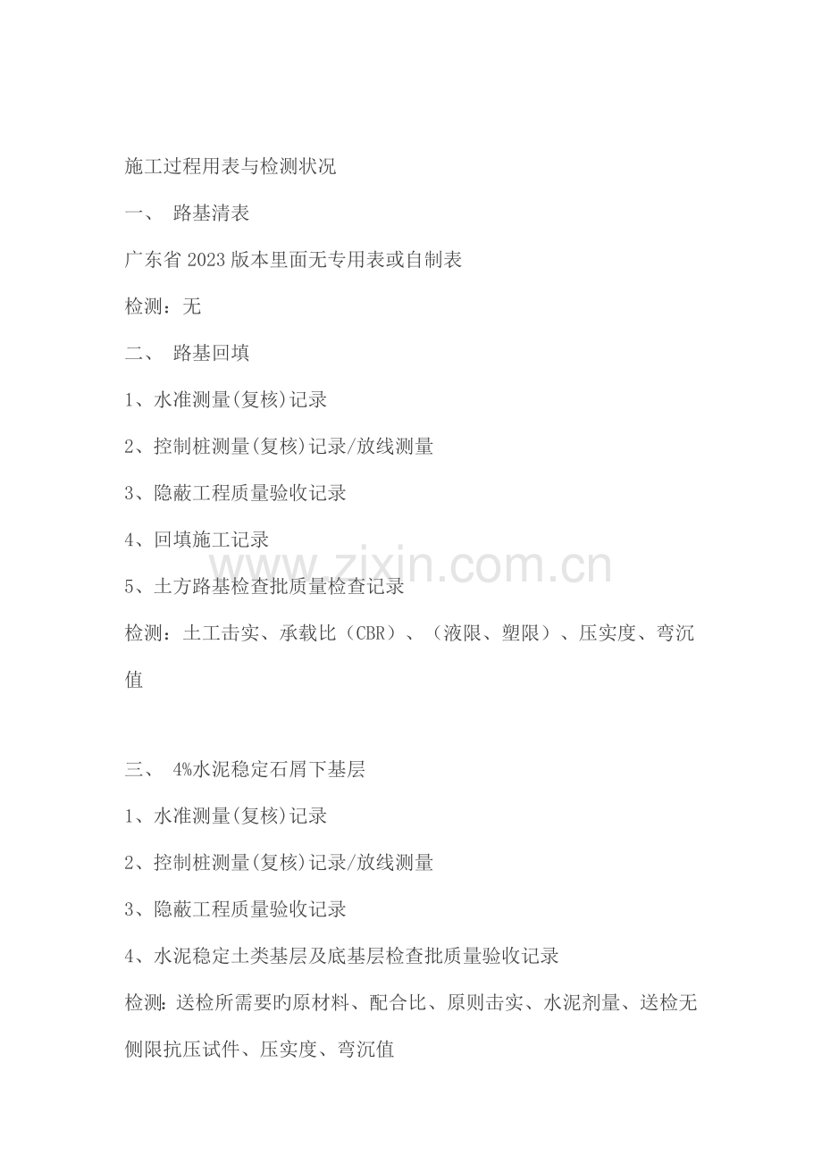 2023年学会市政道路工程全套验收报验资料及检测走遍天下都不怕.docx_第2页