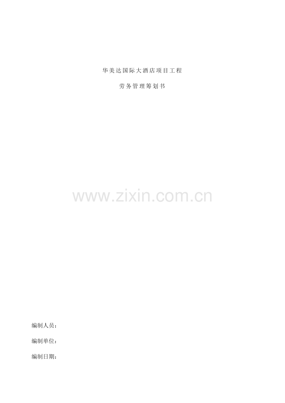 项目劳务策划书.doc_第1页