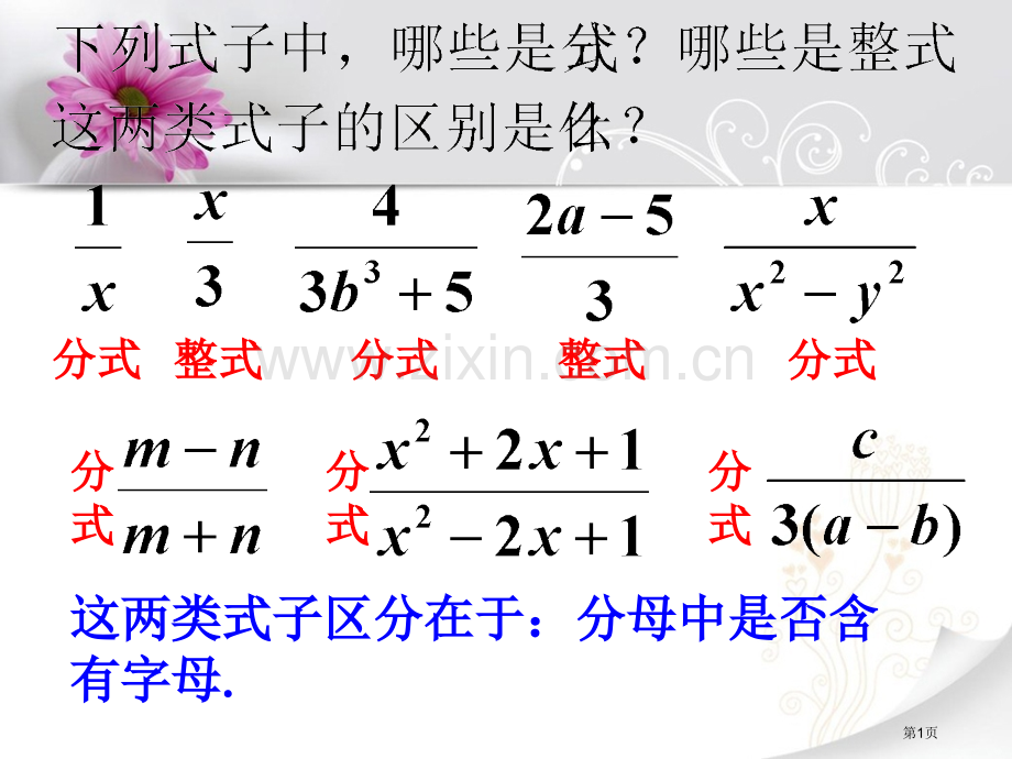 拓展分式优质课市名师优质课比赛一等奖市公开课获奖课件.pptx_第1页