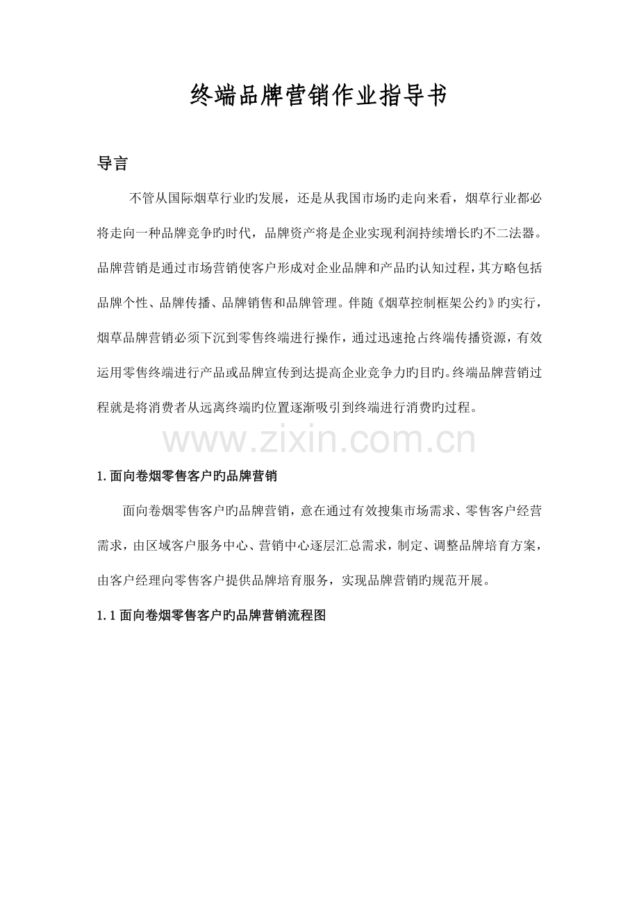 终端品牌营销作业指导书.doc_第1页