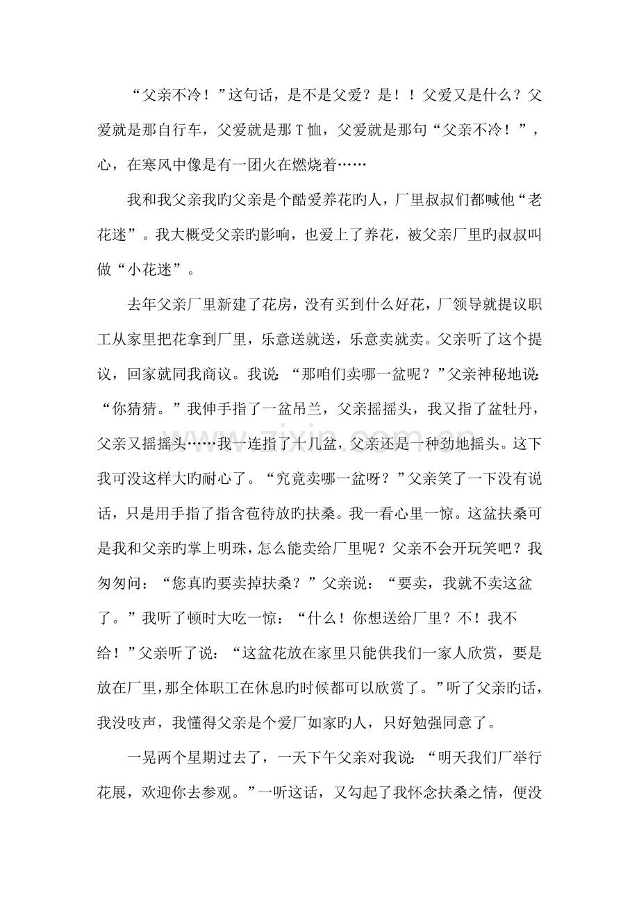 2023年小升初满分作文汇总.doc_第2页