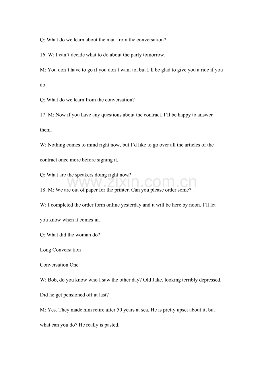 2023年6月英语四级真题听力原文资料.doc_第2页