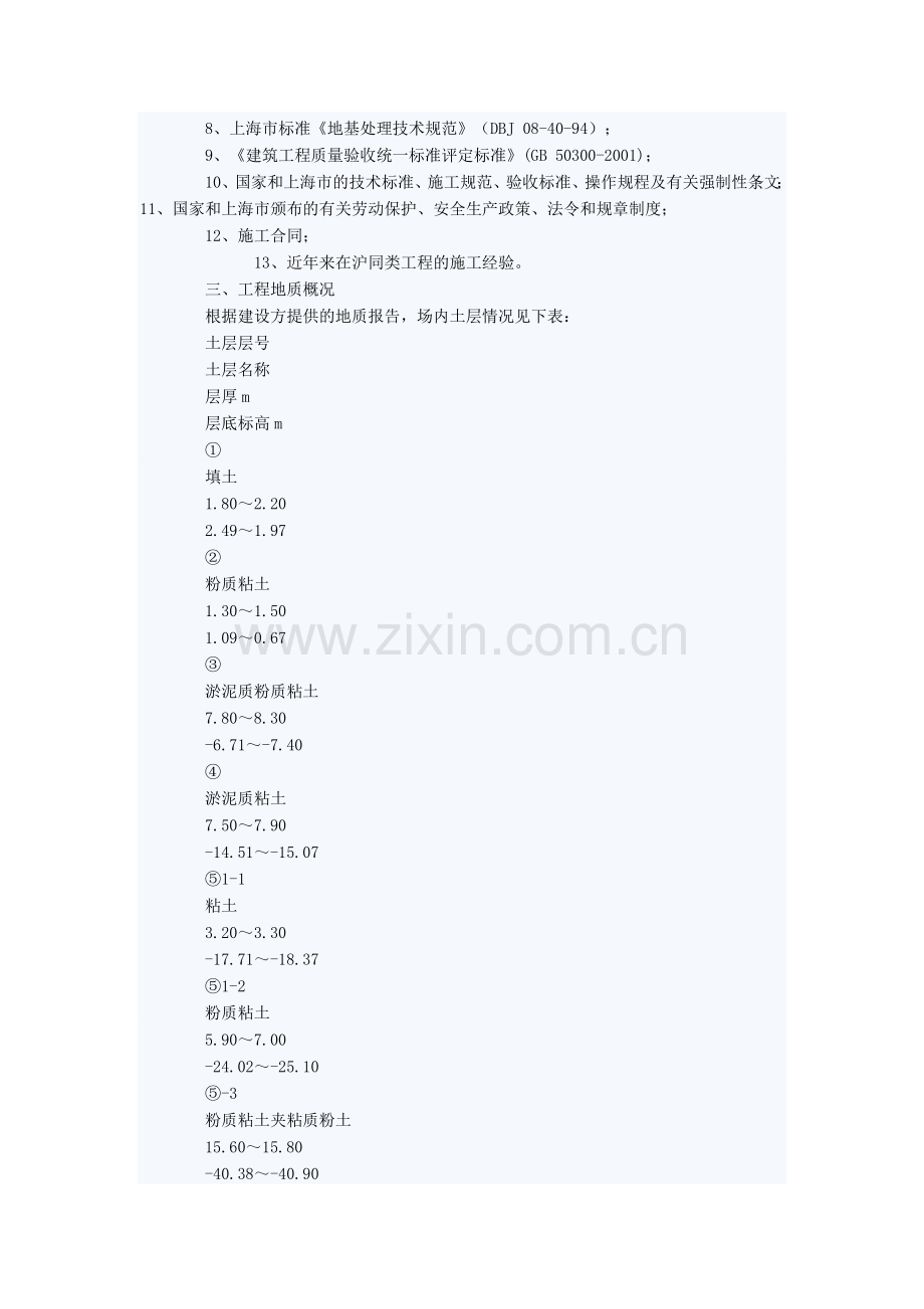 上海某技校桩基施工方案(钻孔灌注桩工程)施工方案.doc_第2页