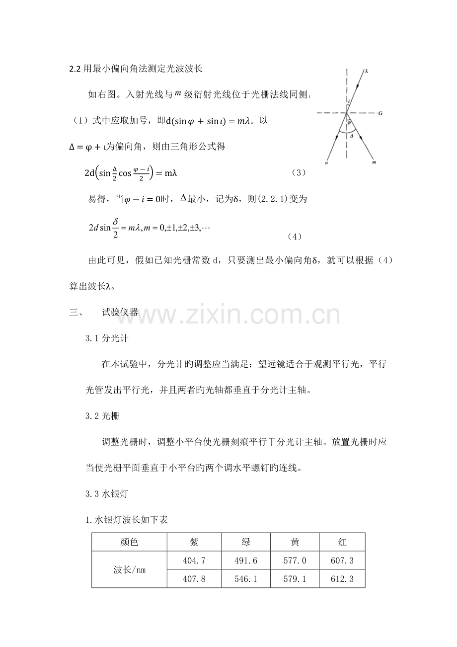 2023年光栅衍射实验实验报告.docx_第2页