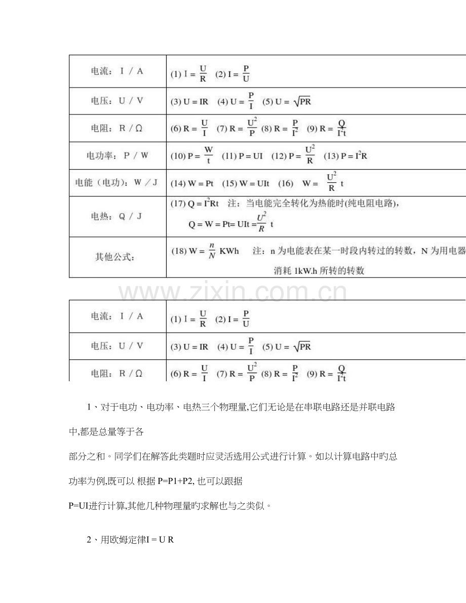 2023年初中物理电学知识点总结精华.doc_第2页