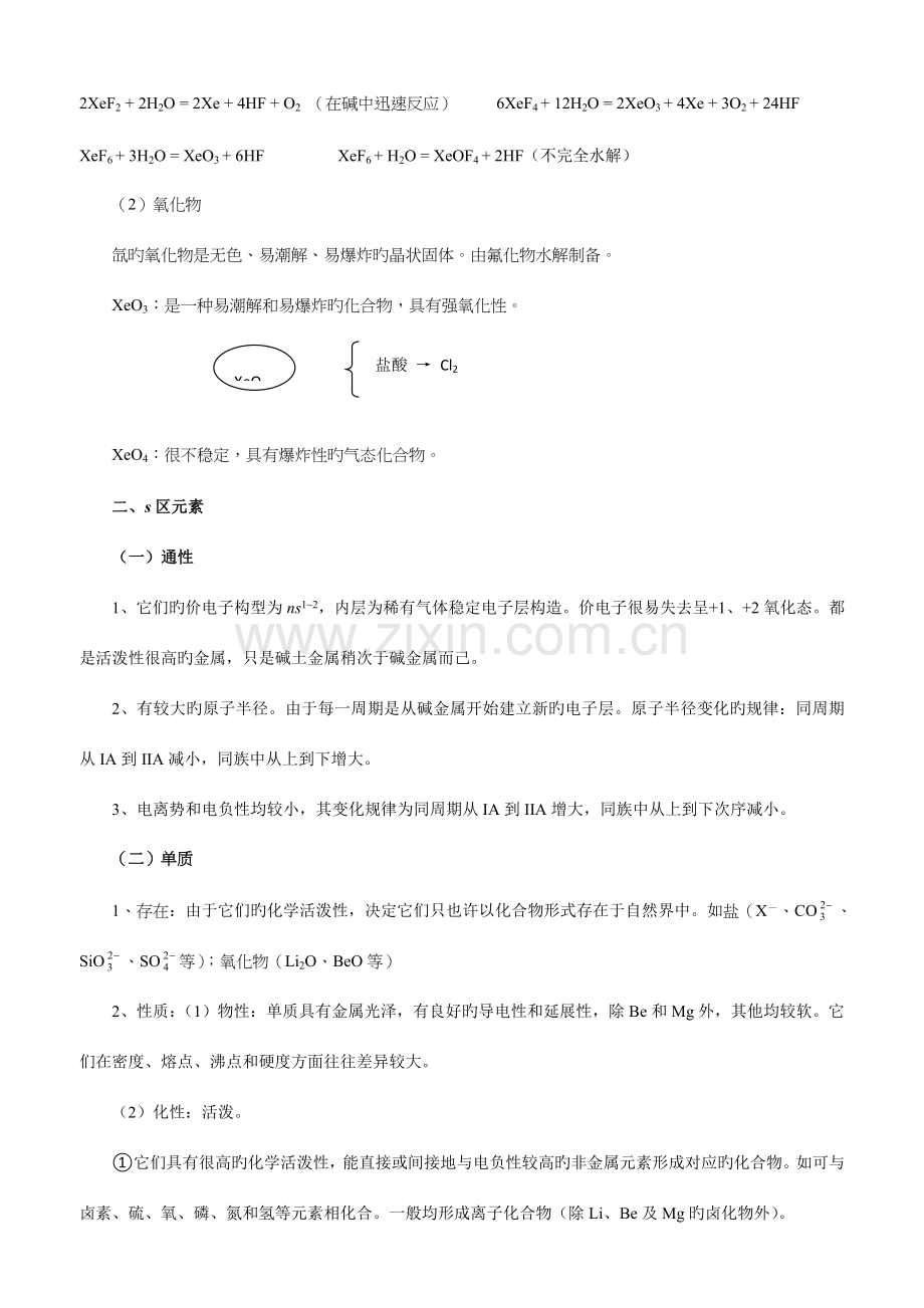 2023年高中化学竞赛辅导元素及其化合物.doc_第2页