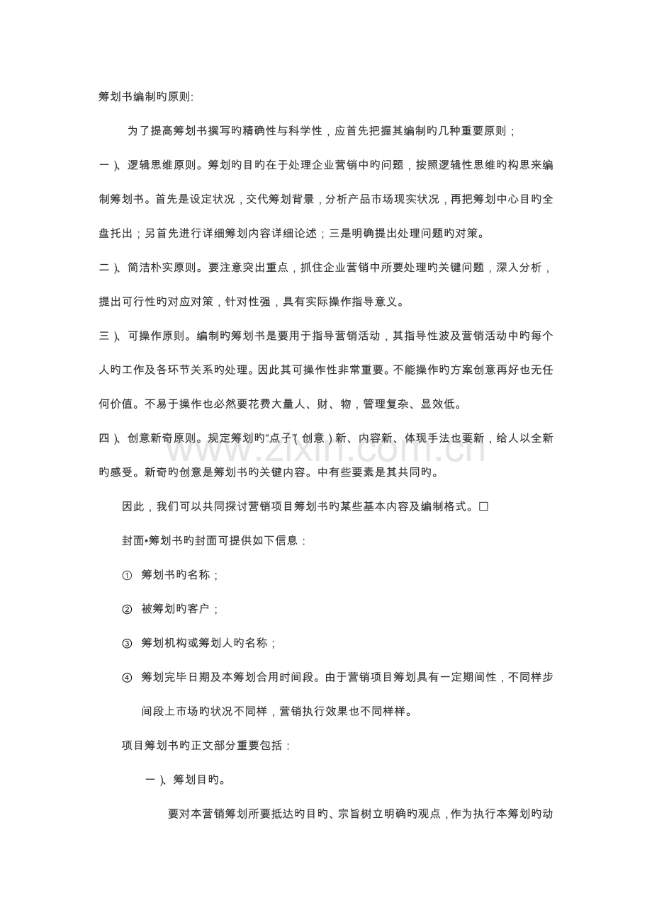 如何写项目策划案.doc_第1页