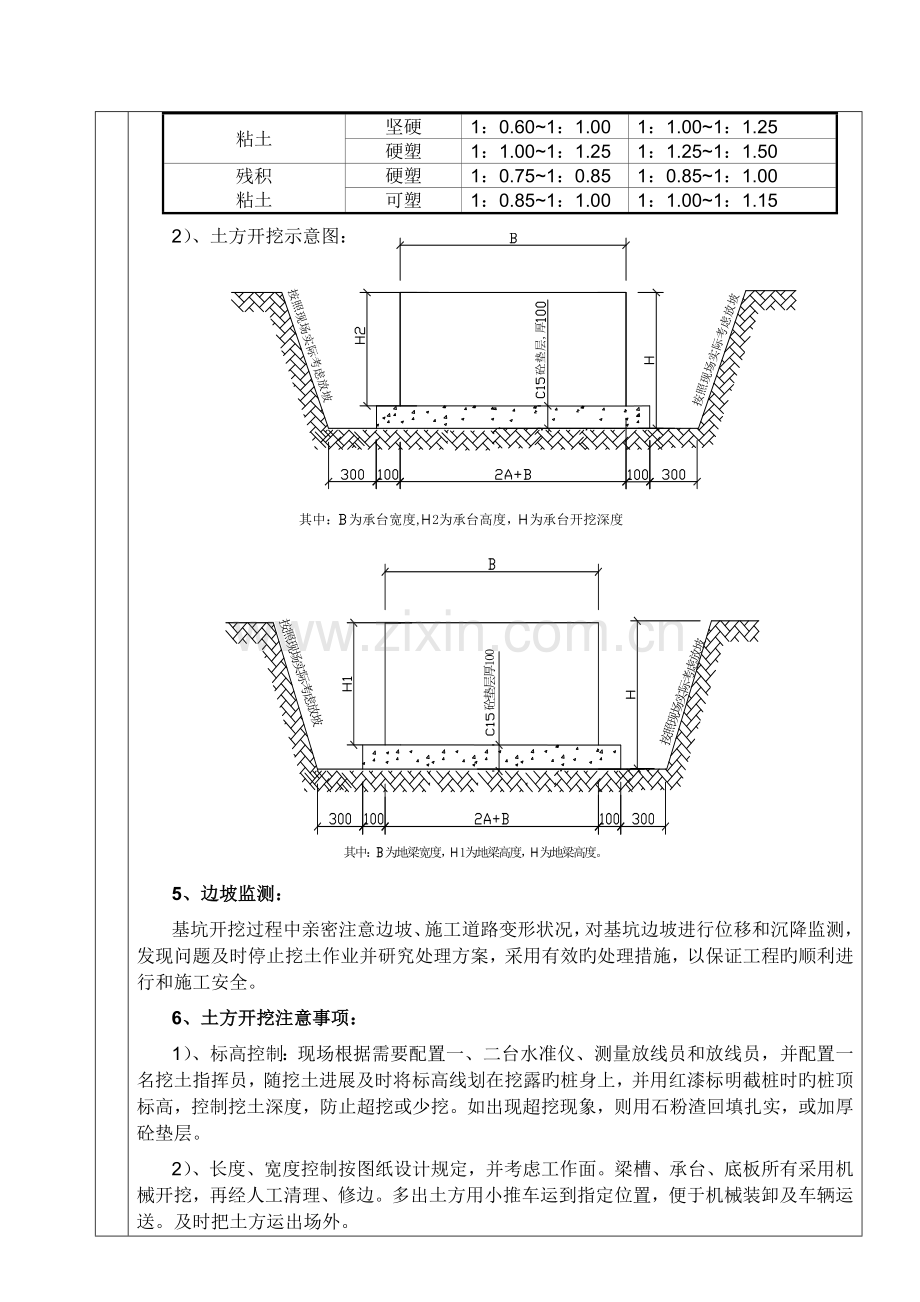 土方开挖分项工程质量技术交底.doc_第2页