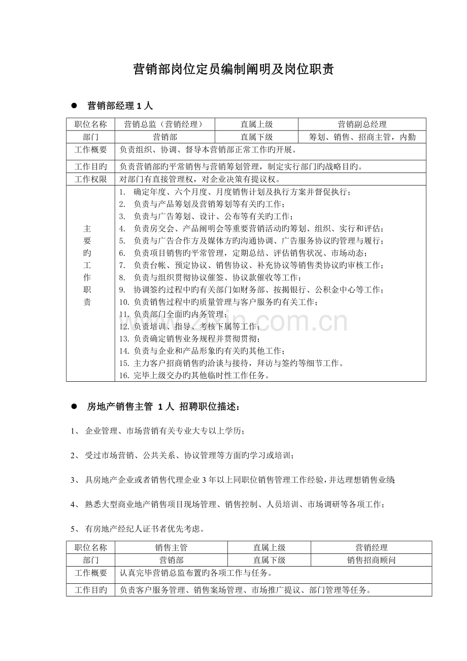 营销团队的构思与岗位职责.doc_第1页