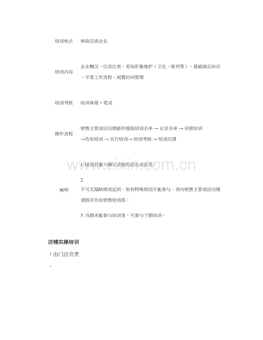 门店新入职员工培训方案.doc_第2页
