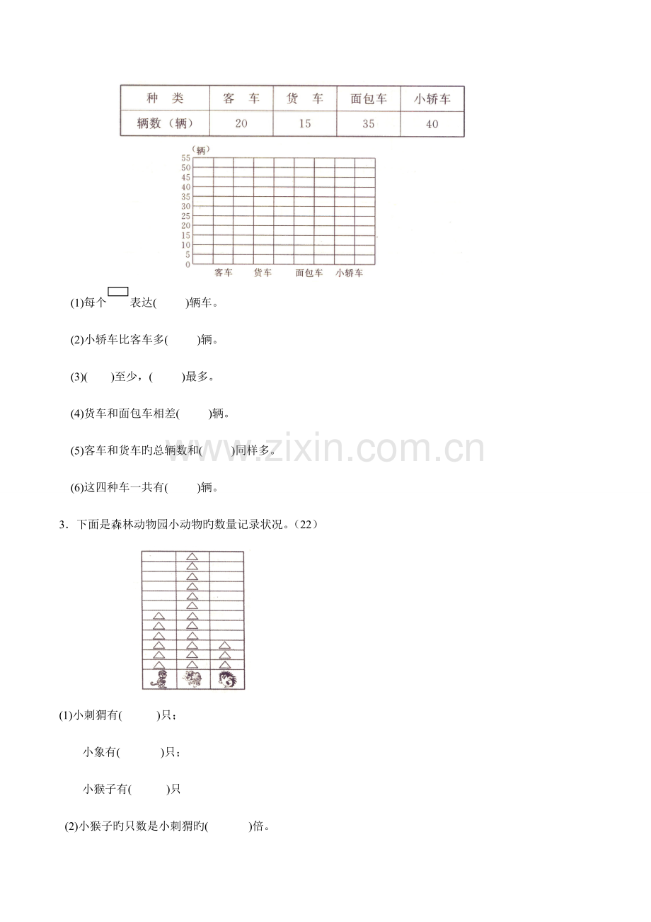 2023年人教版小学二年级下册数学单元测试题全套.doc_第2页