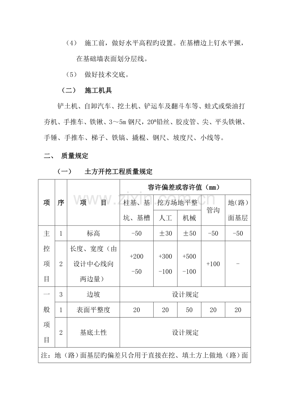 土方开挖和回填工程施工方案.doc_第2页