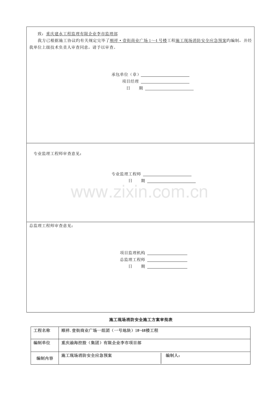 施工现场消防安全应急预案模板.doc_第2页
