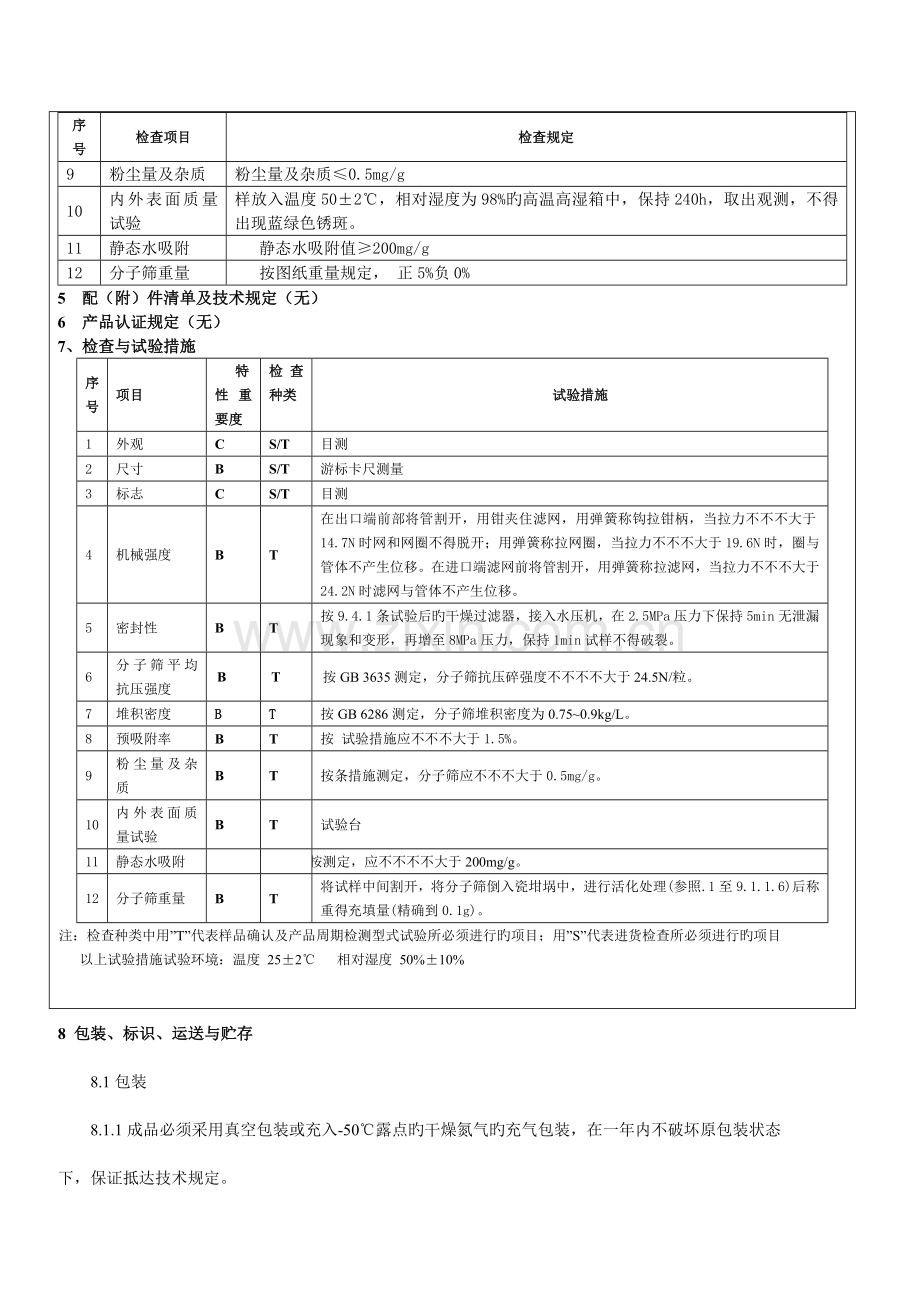零部件技术规格书干燥过滤器.doc_第2页