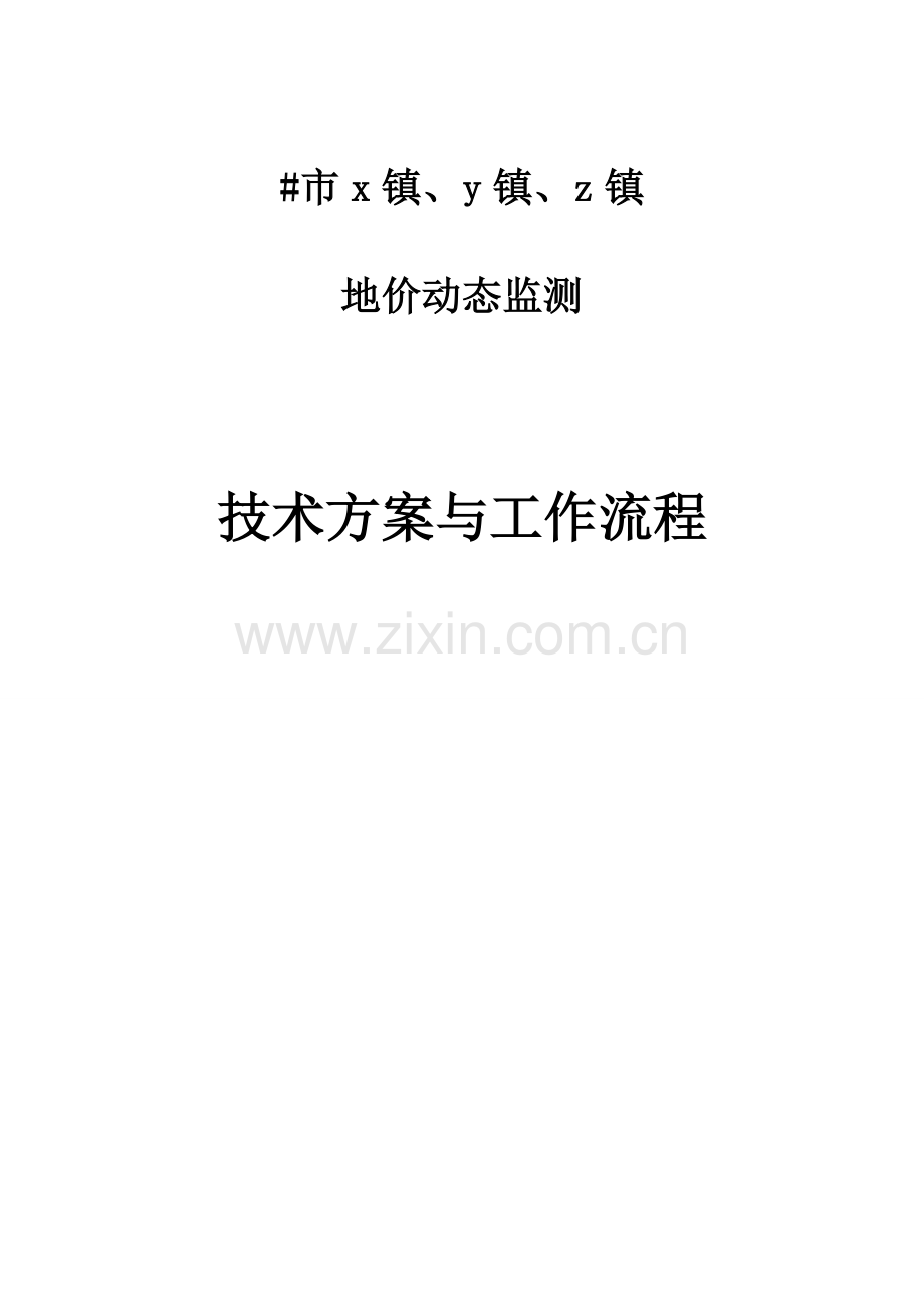 市动态监测技术方案和工作流程.doc_第1页