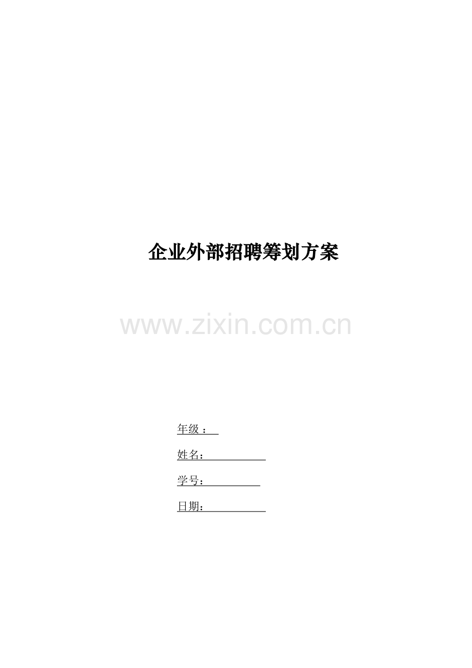 外部招聘策划方案.doc_第1页