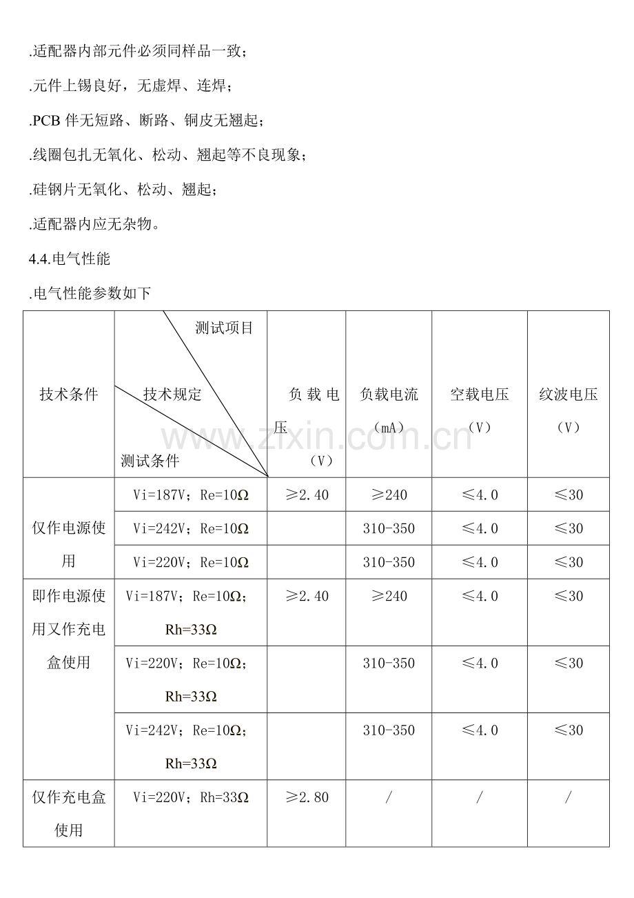 电源适配器检验作业指导书.doc_第2页