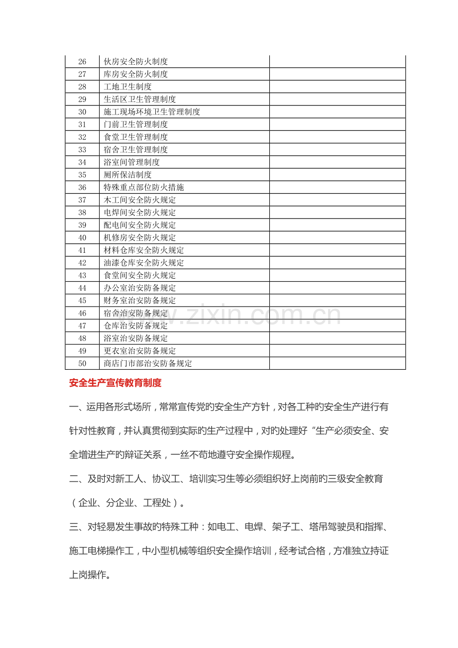 项目部整套管理制度范本-拿来就用.doc_第2页