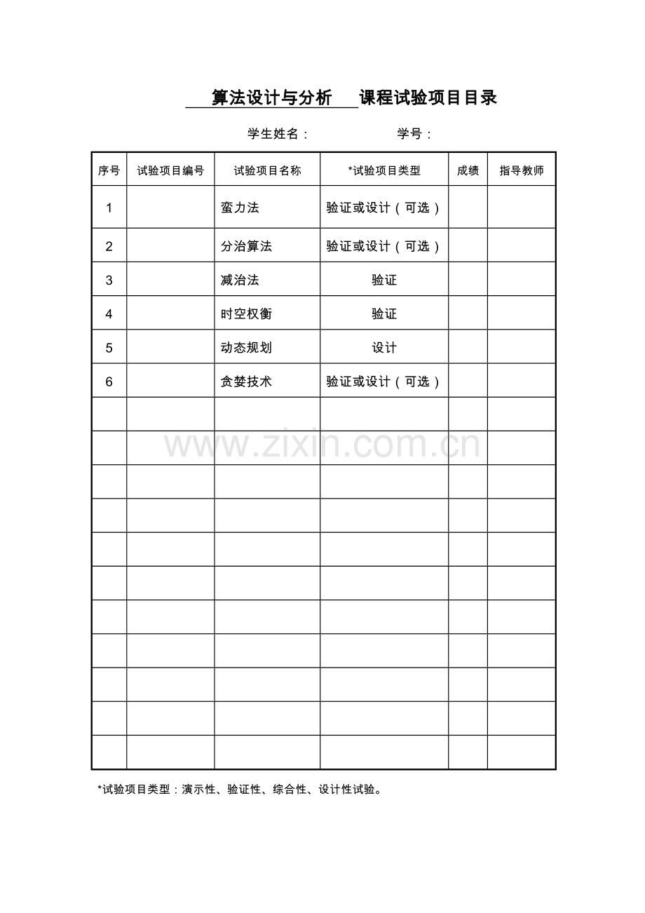 2023年新版算法设计与分析实验报告.doc_第1页