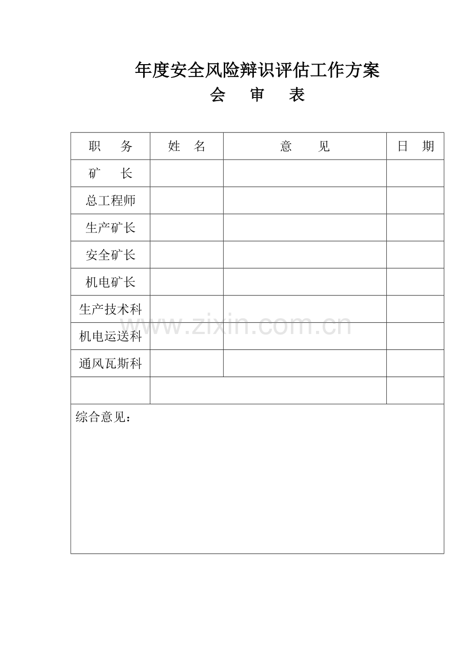 煤矿年度风险评估方案.docx_第2页